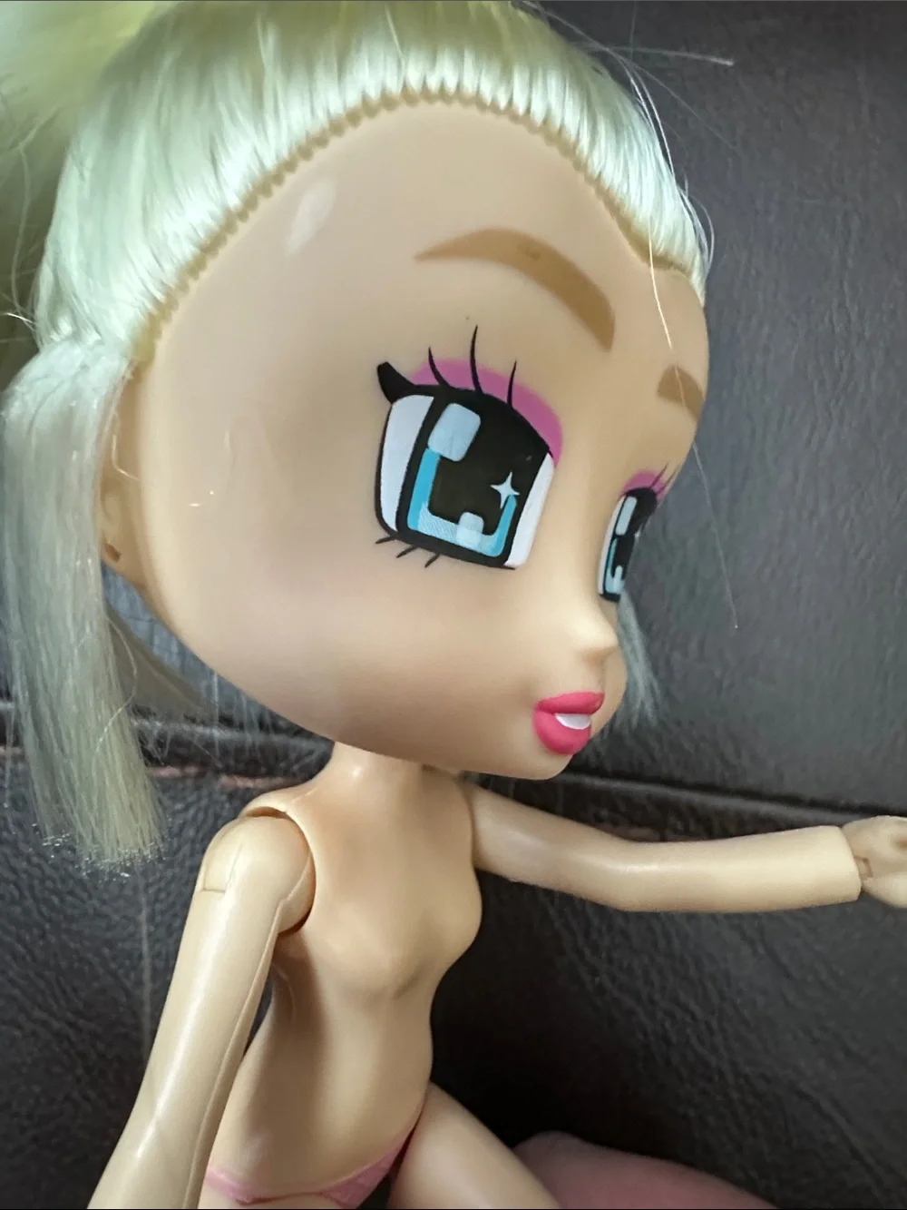 Boxy Girls Doll Willa Blonde Hair Blue Eyes Articulated 8” Figure No Clothes